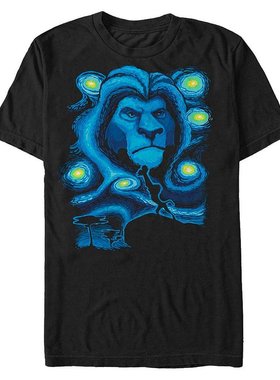 Fifth Sun|迪士尼男士狮子王穆法萨星夜短袖 T 恤