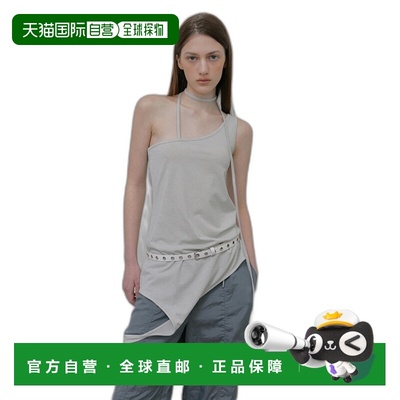 韩国直邮ETMON 女士吊带衫5006048156 Curved Drop Long Sleeveles