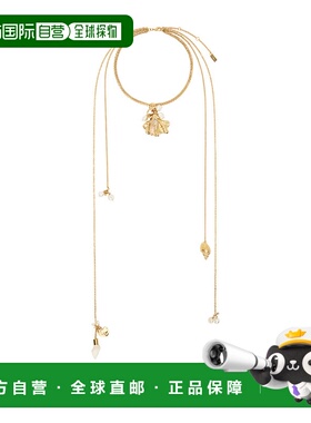 香港直邮CHLOÉ 女士项链 C25UFO46SRP9DC SS2025 金色 锁链项链