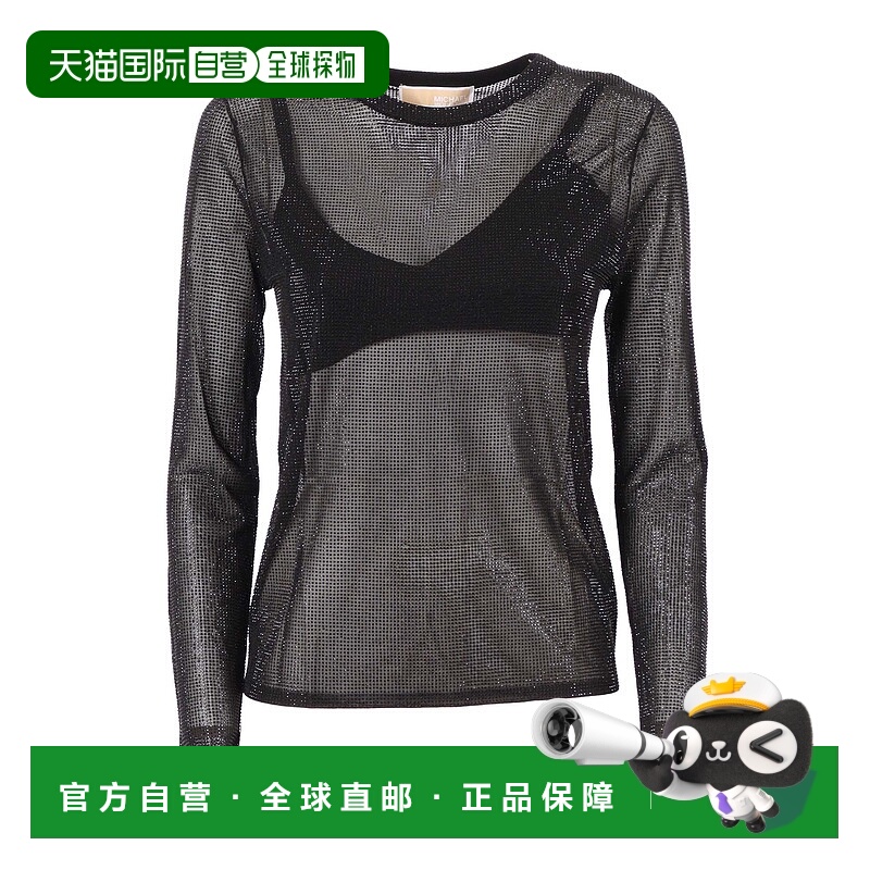 1h可退 香港直邮MICHAEL KORS 女士针织衫 MF561A5B8D001BLACK AW