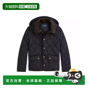 自营 Polo Ralph Lauren 大男孩连帽谷仓夹克 童装外套 防水羽绒