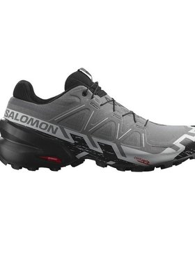SALOMON 23新款SPEED C6系列男士灰色纺织越野运动鞋