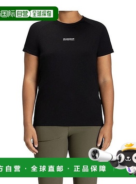 日本直邮Mammut QD 徽标印花 T 恤 AF 女式 T 恤 101702022-00253