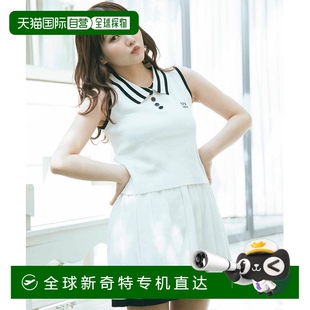 日本直邮titty&Co. 无袖 1h可退 女士运动风格 TCGN POLO衫 配裙套装