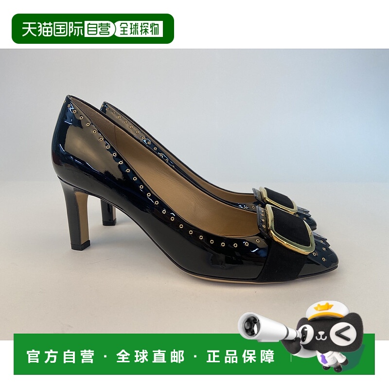 香港直邮Salvatore Ferragamo 徽标高跟鞋 061922菲拉格慕