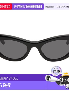 1h可退 香港直邮LOEWE 罗意威 女士 黑色 Slim 太阳镜 LW40156U19