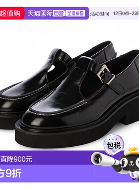 日本直邮FABIO RUSCONI 圆头厚底T字带凉鞋 FA933BW022211厚底鞋