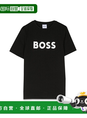 1h可退 香港直邮BOSS 波士 男童 徽标T恤童装 J25P24K09B