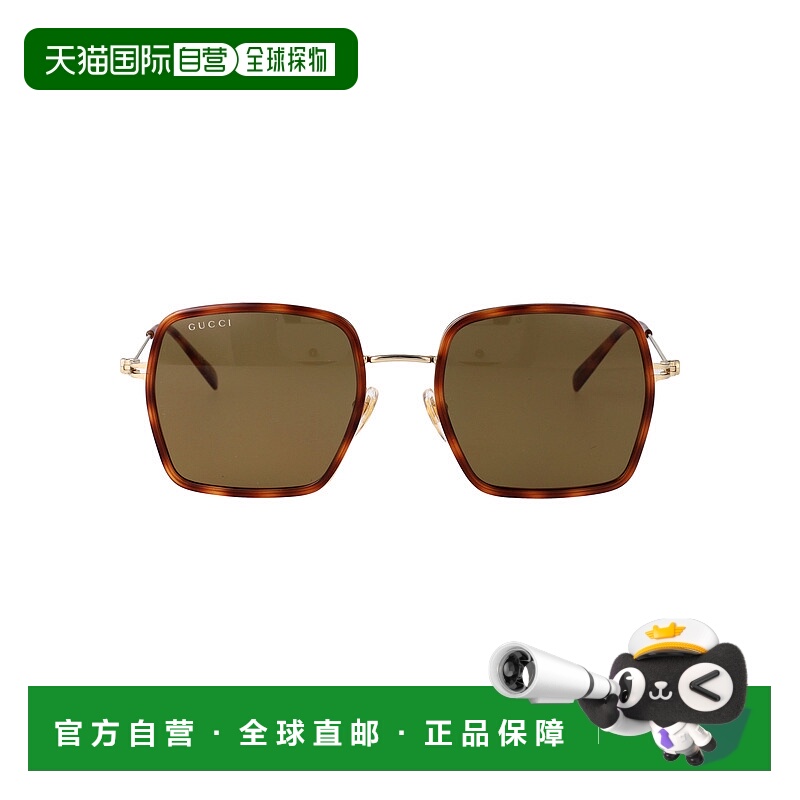 1h可退 香港直邮GUCCI 女士眼镜 GG1848S002 SS2025 绿色 Sunglas