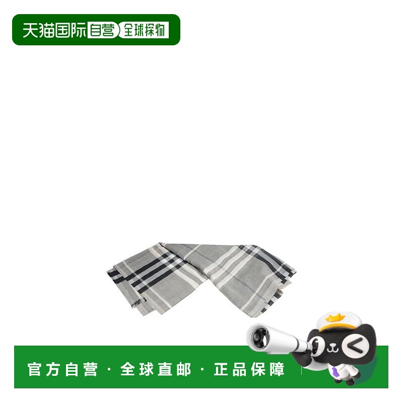 香港直邮BURBERRY 女士围巾 37432341 SS2021 黑色