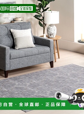 自营nuLOOM Elia 休闲几何可机洗地毯 - 蓝色 新款 【美国奥莱】