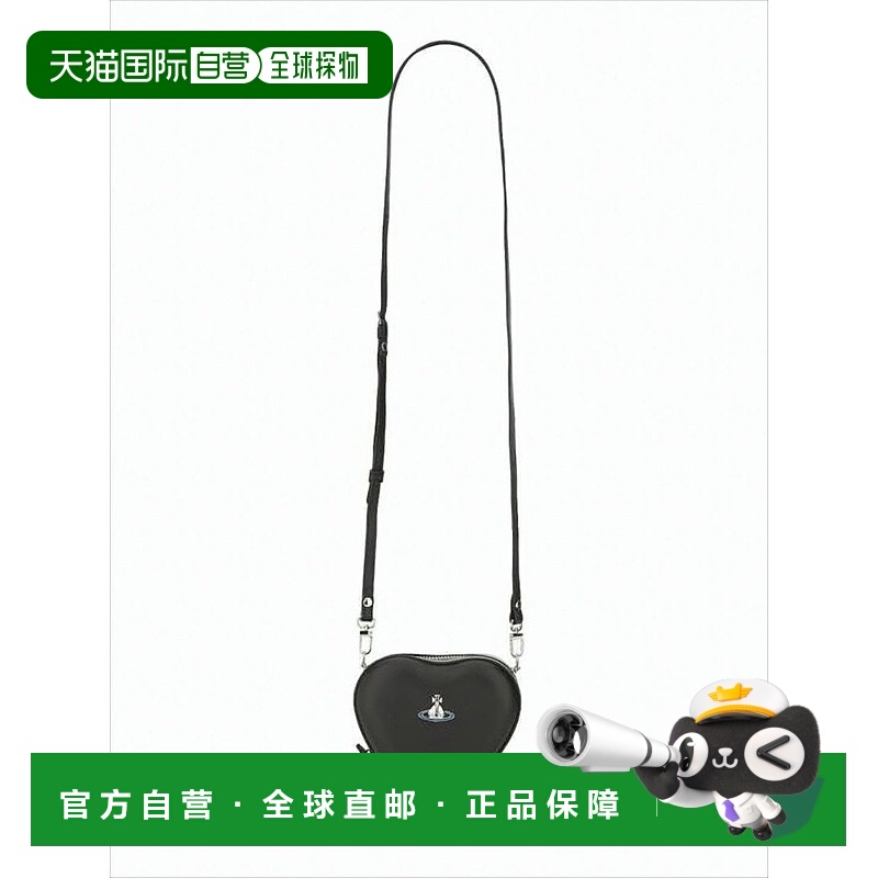 自营vivienne westwoodHeart-Shaped Crossbody Bag In Smooth La