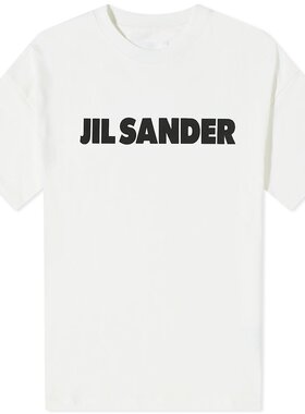 Jil Sander 吉尔·桑达 男士 徽标印花 T 恤 J21GC0001J45047