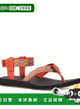 自营 Teva Original Revive 1153651-SRV女式凉鞋9橙色40周年RHS3