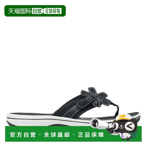 自营 Clarks Brinkley Flora in Black合成黑 美国奥莱直发女鞋