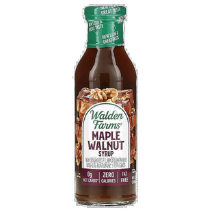 香港直发Walden Farms糖浆枫叶核桃香味浓郁易于浓郁吸收355g