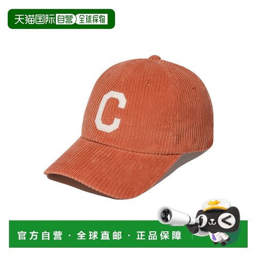 韩国直邮COVERNAT 男士帽子CO2404CA56OR CORDUROY C LOGO BALL C
