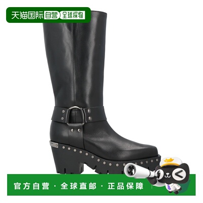 香港直邮Jimmy Choo 周仰杰 女士 靴子 black黑色 舒适时尚长筒靴