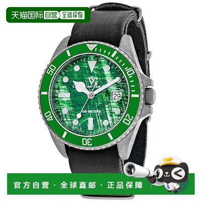 自营Christian Van Sant Men's Green dial Watch - green 美国奥