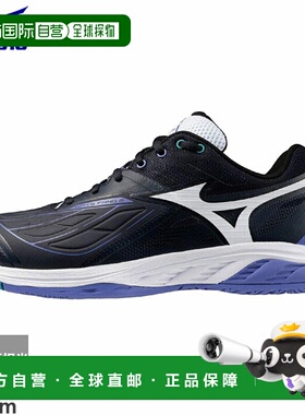日本直邮美津浓男女士 Wave Fang 2 羽毛球鞋3E 宽度Mizuno 71GA2