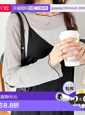 日本直邮GeeRA 夏季适用透明花边裁剪短上衣 R04609EW14034