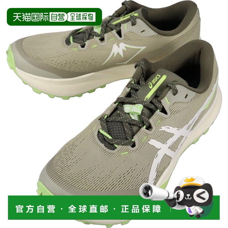 日本直邮ASICS 男士 Fuji Lite 6 运动鞋卡其色/奶油色1011C086-3