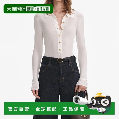 1h可退 香港直邮潮奢 Self-Portrait 女士 针织连体衣 PF25113TWW