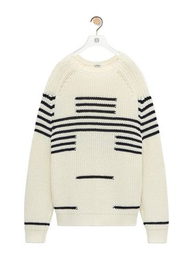 Loewe 条纹羊毛针织毛衣 H526Y14KGI