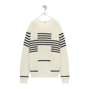 Loewe 条纹羊毛针织毛衣 H526Y14KGI