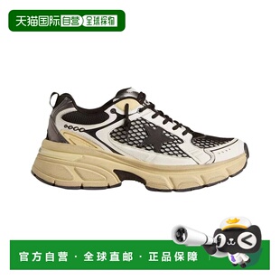 自营Golden Goose Lightstar Net Leather & Mesh Sneaker - blac