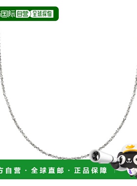 自营 Ross-Simons 意大利 1 毫米 14 克拉白金十字链项链 - 16 英