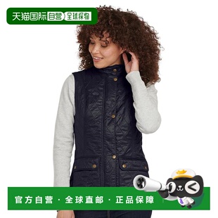 1h可退 香港直邮barbour 巴伯尔 女士 Wray 马甲 black黑色 舒适