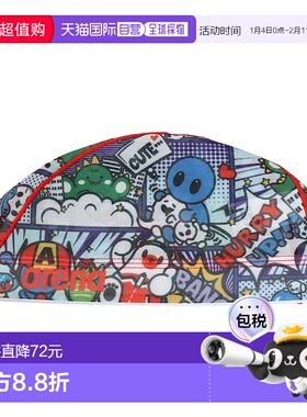 日本直邮ARENA 红黄色游泳帽 M-L码(50-59cm) [AS5FSC57U RDYL]