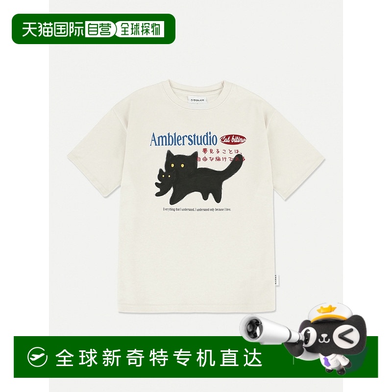 1小时内可退韩国直邮ambler上装T恤正品时尚百搭舒适减龄流行
