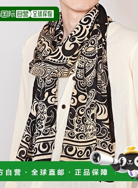 1h可退 日本直邮CAYHANE 男女同款部落图案披肩 ISAP1203围巾滑雪