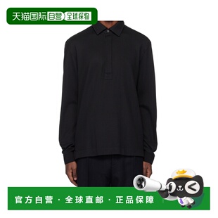 UE367A8E728K09 AW2024 黑色 香港直邮ZEGNA Polo衫 T恤 长袖 男士