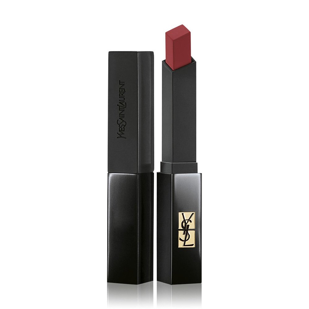 YSL 圣罗兰 小黑条口红缎面绒雾唇膏 #302 裸调豆沙Brown.