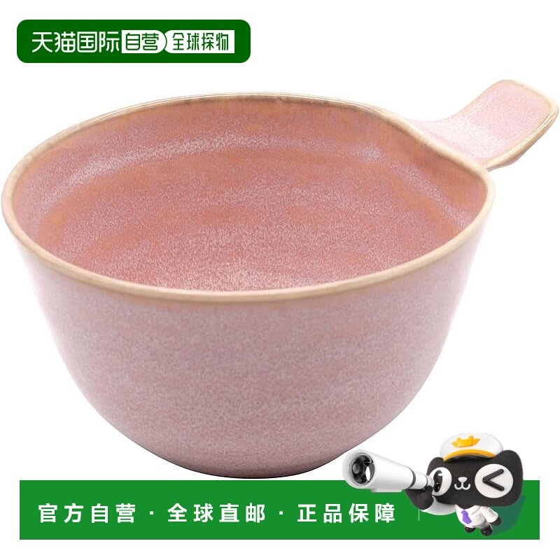 【日本直邮】aito  Natural Color 手柄杯 约370ml 粉色 美浓烧