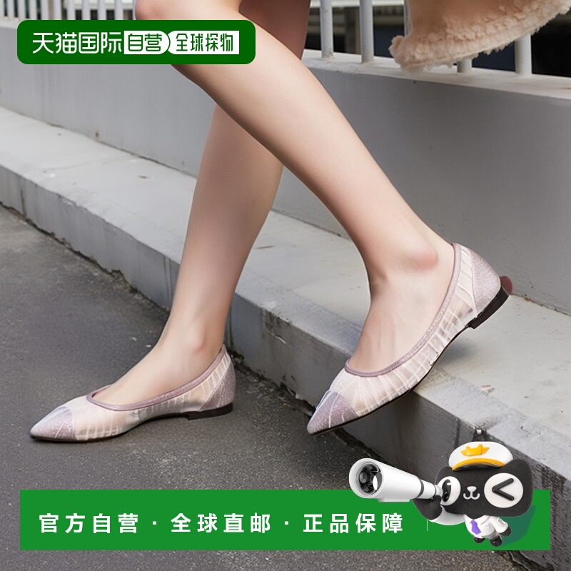 自营 Jimmy Choo Love Glitter Flat-粉红色平底鞋 直发美国奥莱