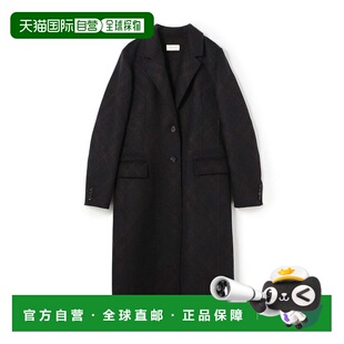 1h可退 日本直邮TOMORROWLAND 双面格纹提花切斯特大衣外套女装