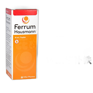 欧洲直邮德国Ferrum补铁剂宝宝早产婴儿童孕妇补铁口服液滴剂30ml