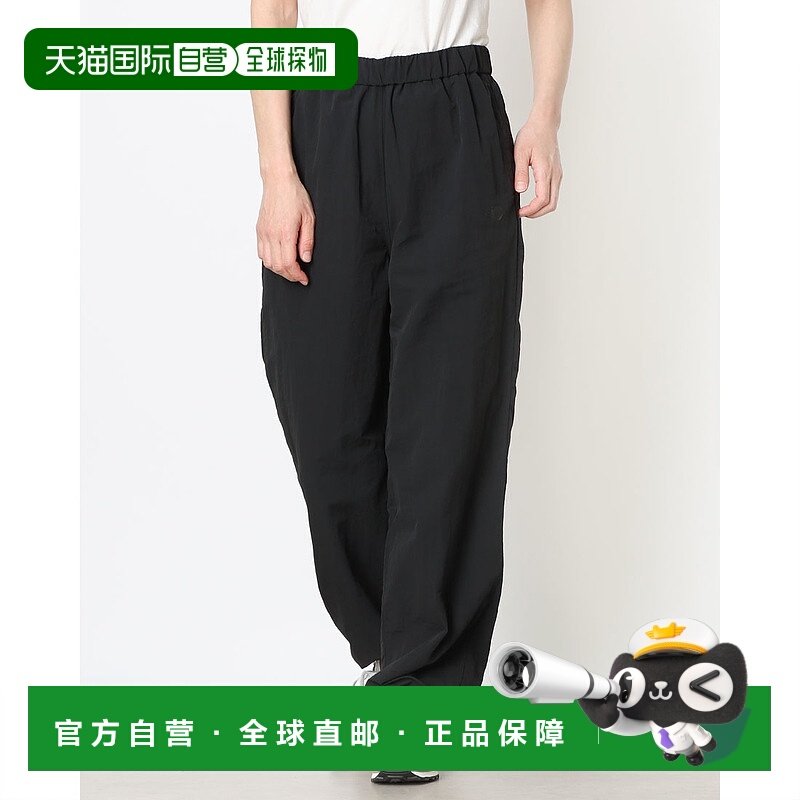 日本直邮New Balance 女款梭织降落伞裤 (AWP55606) (黑色)