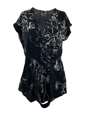 MAX MARA 女士衬衫 6941015106001 AW2024 黑色 V领上衣