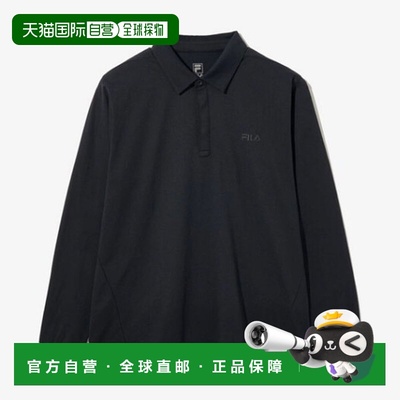 韩国直邮FILA Wheela 弹力卡其长袖T恤 FS253TL02U001001