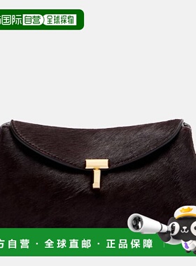 1h可退 香港直邮toteme 女士 T-Lock 小牛毛手包 red红色 舒适时