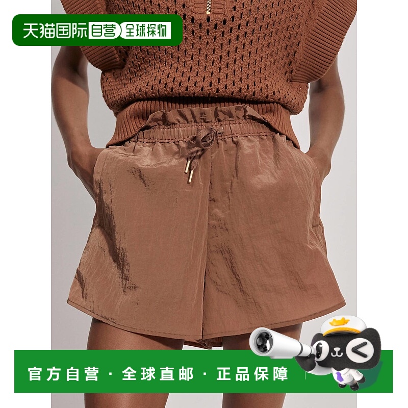 自营varleyWomen's Tulair High Rise Short In Rawhide - rawhid
