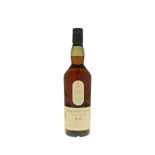 欧洲直邮lagavulin乐加维林威士忌16年43%700ml英国礼盒装口感佳