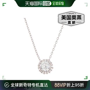 纯银 直发 水晶光环项链 Adornia .925 美国奥莱 Swarovski 银