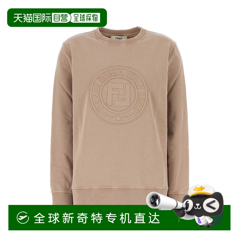 1h可退 香港直邮FENDI 女士针织毛衣 FS9724ASNHF1RX9 CO 米白色