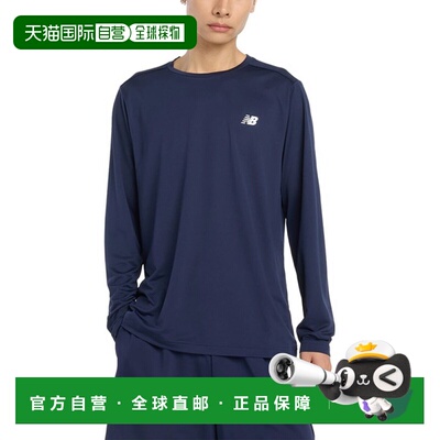 日本直邮New Balance Sport Linear 男士长袖T恤 AMT53407-TNV